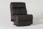 Denali II Charcoal 5 Piece Home Theater 143" Power Reclining Sofa With Power Headrest & Usb - Side