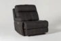 Denali II Charcoal 5 Piece Home Theater 143" Power Reclining Sofa With Power Headrest & Usb - Side