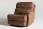 Denali II Brown Power Right Arm Facing Recliner with Power Headrest & USB - Side