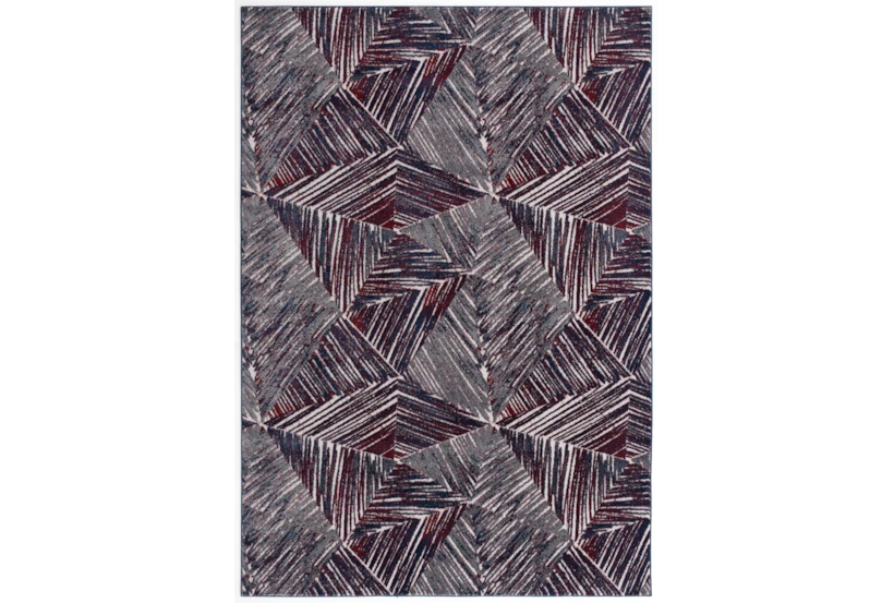 7'8"x10'5" Rug-Storm Abstract Red/Royal - 360