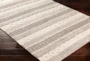 2'x3' Rug-Textural Stripe Grey/Ivory - Detail