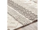 6'x9' Rug-Textural Stripe Grey/Ivory - Material