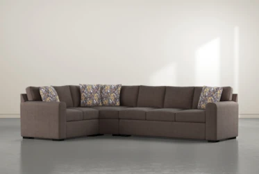Cypress II Down 3 Piece 124" Sectional With Right Arm Facing Sofa