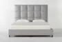 Boswell California King Upholstered Panel Bed With Storage - Signature
