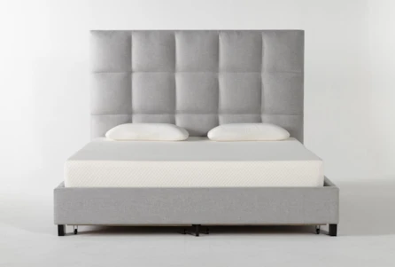 Boswell King Upholstered Panel Bed With Storage