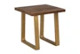 Reclaimed Pine + Antique Gold Accent Table - Signature