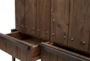Tall Dark Pine + Metal Cabinet  - Detail