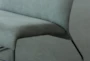 Light Grey Velvet Armless Chair - Detail