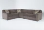 Cypress II Down 3 Piece 118" Sectional With Right Arm Facing Loveseat - Signature