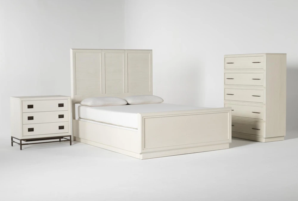 Centre Queen Panel 3 Piece Bedroom Set By Nate Berkus And Jeremiah Brent