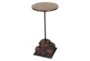 Wood + Metal Small Accent Table  - Signature