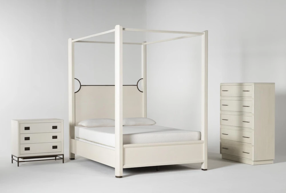 Centre Queen Canopy 3 Piece Bedroom Set By Nate Berkus And Jeremiah Brent