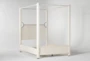 Centre Queen Canopy Bed By Nate Berkus And Jeremiah Brent - Slats