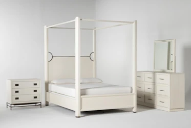 Centre California King Canopy 4 Piece Bedroom Set By Nate Berkus And Jeremiah Brent