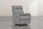Dale IV Fabric Wallaway Recliner with Power Headrest & USB - Side