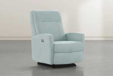 Dale IV Spa Fabric Power Rocker Recliner With Power Headrest