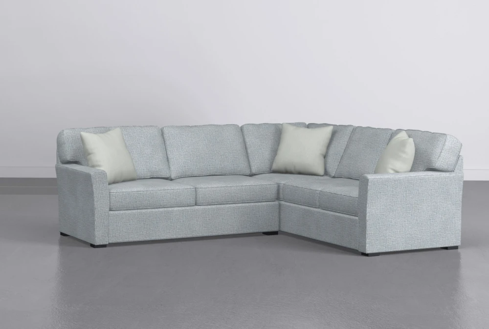 Aspen Tranquil Foam Modular 2 Piece 108" Sectional With Left Arm Facing Condo Sofa