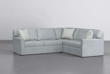 Aspen Tranquil Foam 2 Piece 108" Sectional With Left Arm Facing Condo Sofa