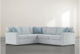 Aspen Tranquil Foam 2 Piece 108" Sectional With Right Arm Facing Condo Sofa