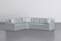 Aspen Tranquil Foam 3 Piece 125" Sectional With Right Arm Facing Sofa - Signature
