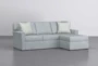 Aspen Tranquil Foam Modular 93" Reversible Sofa Chaise - Side