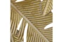 34 Inch Gold Palm Leaf Wall Panels Set Of 2 - Detail