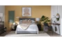Colleen Queen Grey Upholstered Panel Bed - Room