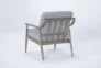 Dena Grey Accent Chair - Side