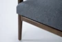 Derick Slate Accent Arm Chair - Detail