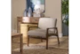 Derick Cocoa Accent Arm Chair - Room