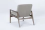Derick Cocoa Accent Arm Chair - Side