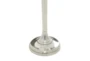 24 Inch Silver Candle Holder - Detail