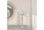 24 Inch Silver Candle Holder - Room