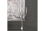 24 Inch Silver Candle Holder - Room