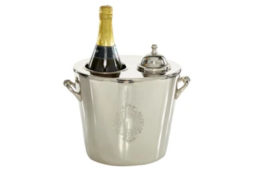 10 Inch Silver Wine Cooler