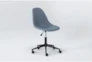 2 Piece Office Set With Vember White Desk + Archie Office Chair - Side