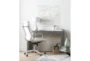 Moby White Faux Leather High Back Rolling Office Chair - Room