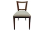Mahogany Cut Out Dining Chair - Front