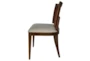 Mahogany Cut Out Dining Chair - Side