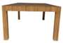 Natural Rattan Coffee Table - Side