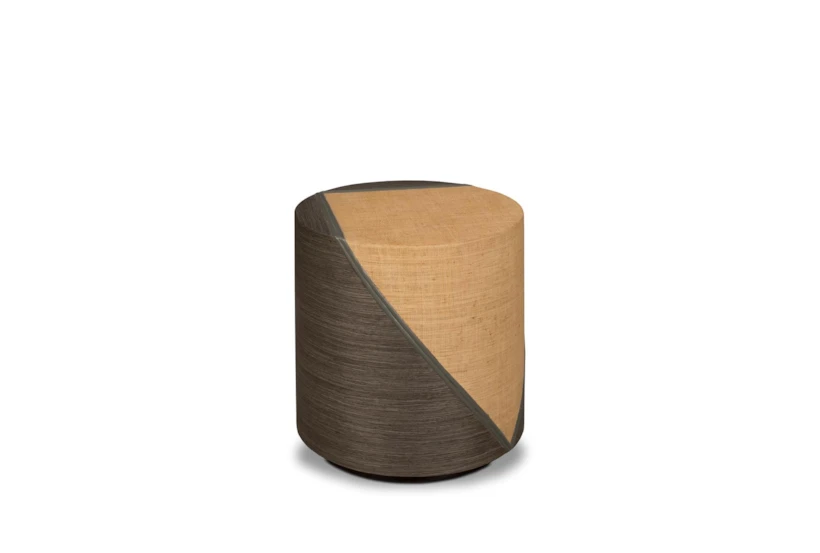 Grey + Natural Pieced Accent Table - 360
