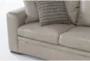 Greer Stone Leather 3 Piece 105" Modular Sectional With Right Arm Facing & Left Arm Facing Loveseat and Corner - Detail