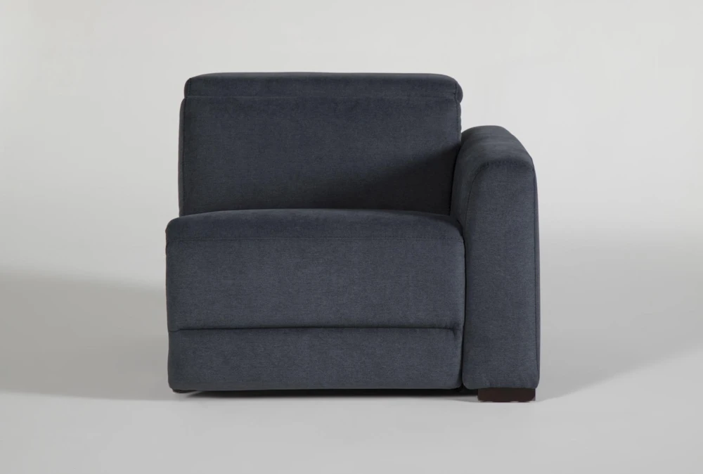 Chanel Denim Power Right Arm Facing Recliner with Power Headrest