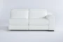 Hana White Leather 3 Piece 113" Power Reclining Sectional - Signature