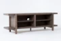 Ranier Brown 65" Rustic TV Stand - Side