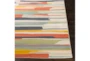 5'3"x7'3" Rug-Colorful Paint Drips Multicolor - Front