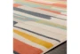 5'3"x7'3" Rug-Colorful Paint Drips Multicolor - Side