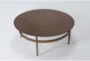 Magnolia Home Miller Walnut Round Coffee Table By Joanna Gaines - Side