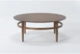 Magnolia Home Miller Walnut Round Coffee Table By Joanna Gaines - Signature
