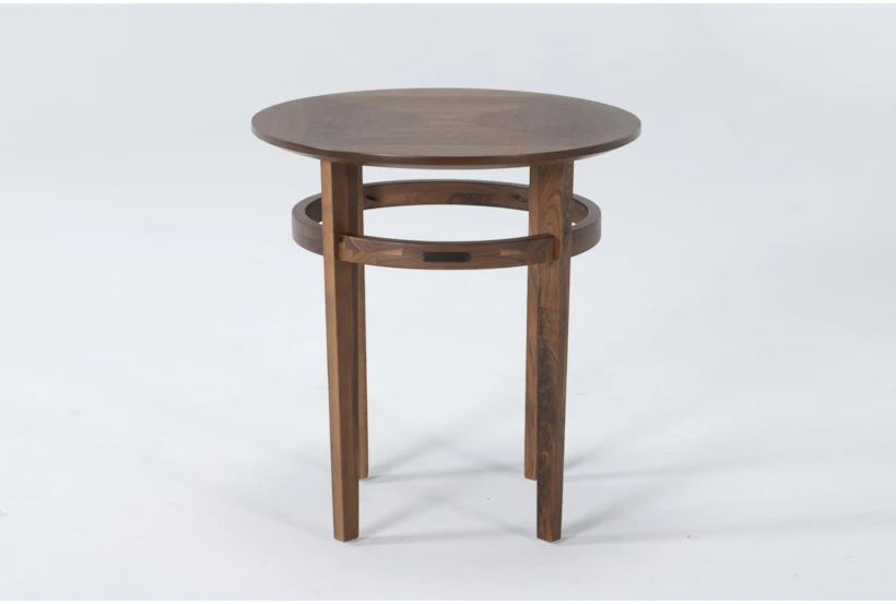 Magnolia Home Miller Walnut End Table By Joanna Gaines - 360